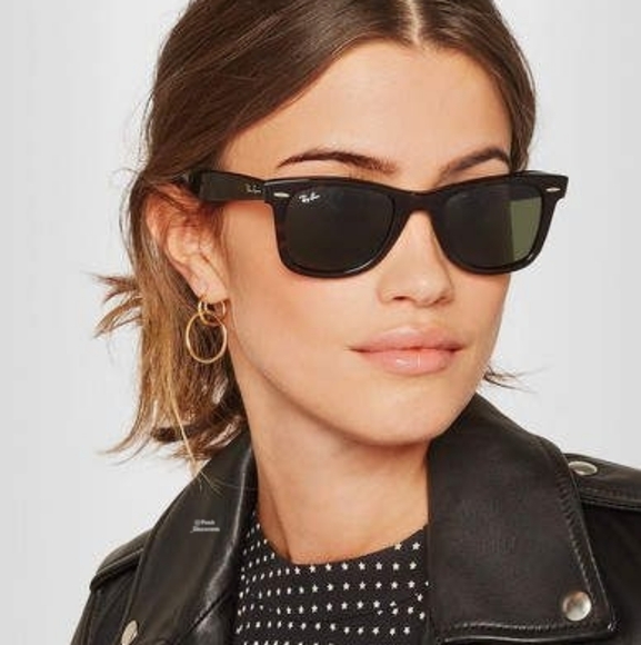 FREE SHIPPING RayBan Wayfarer RB2140 Black - Picture 16 of 16